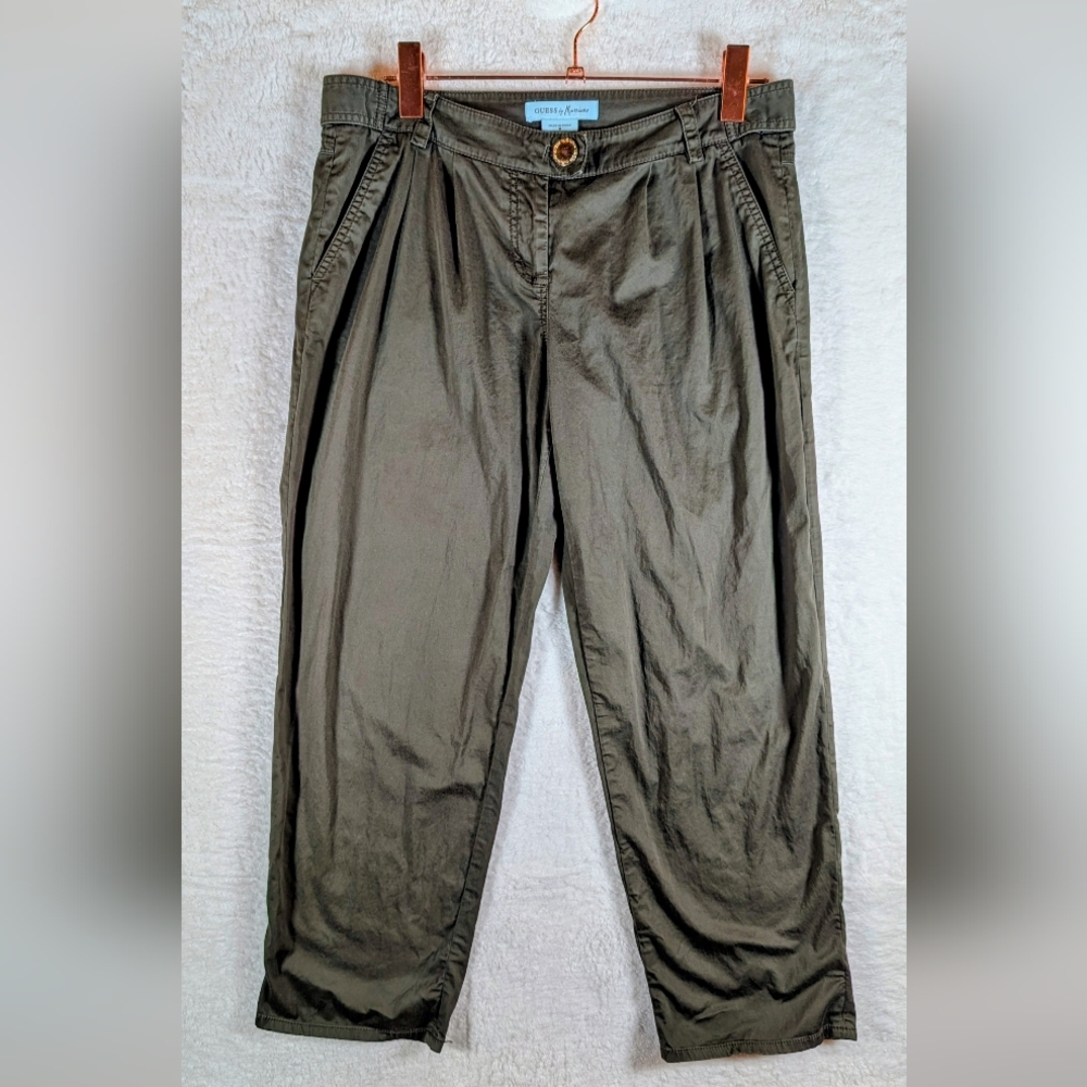 303-Guess by Marciano Khaki Crop Pants